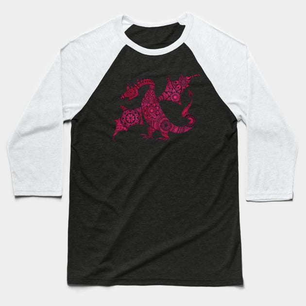 Dragon Baseball T-Shirt by calenbundalas